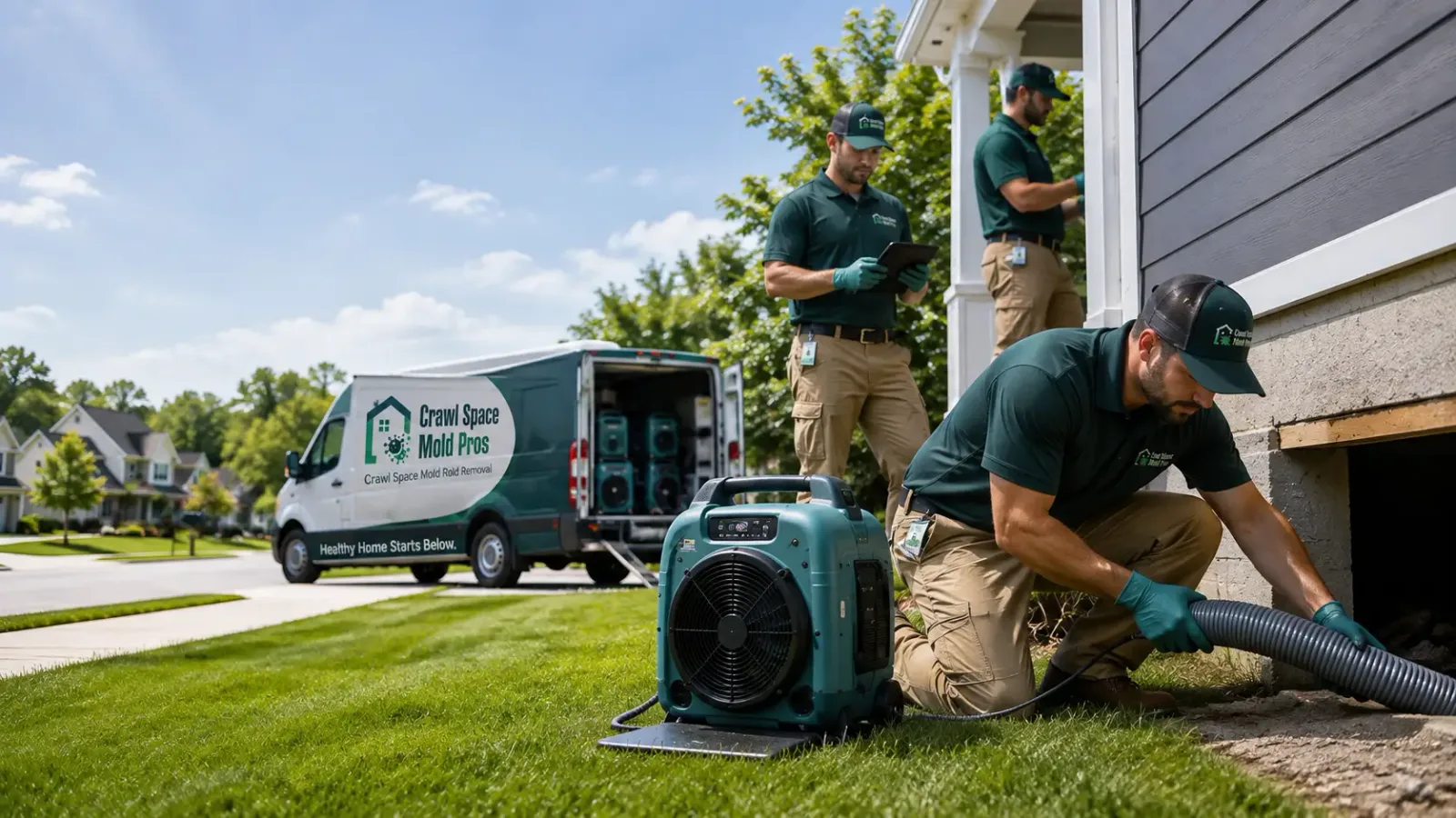Crawl Space Mold Removal in Branchville, NJ